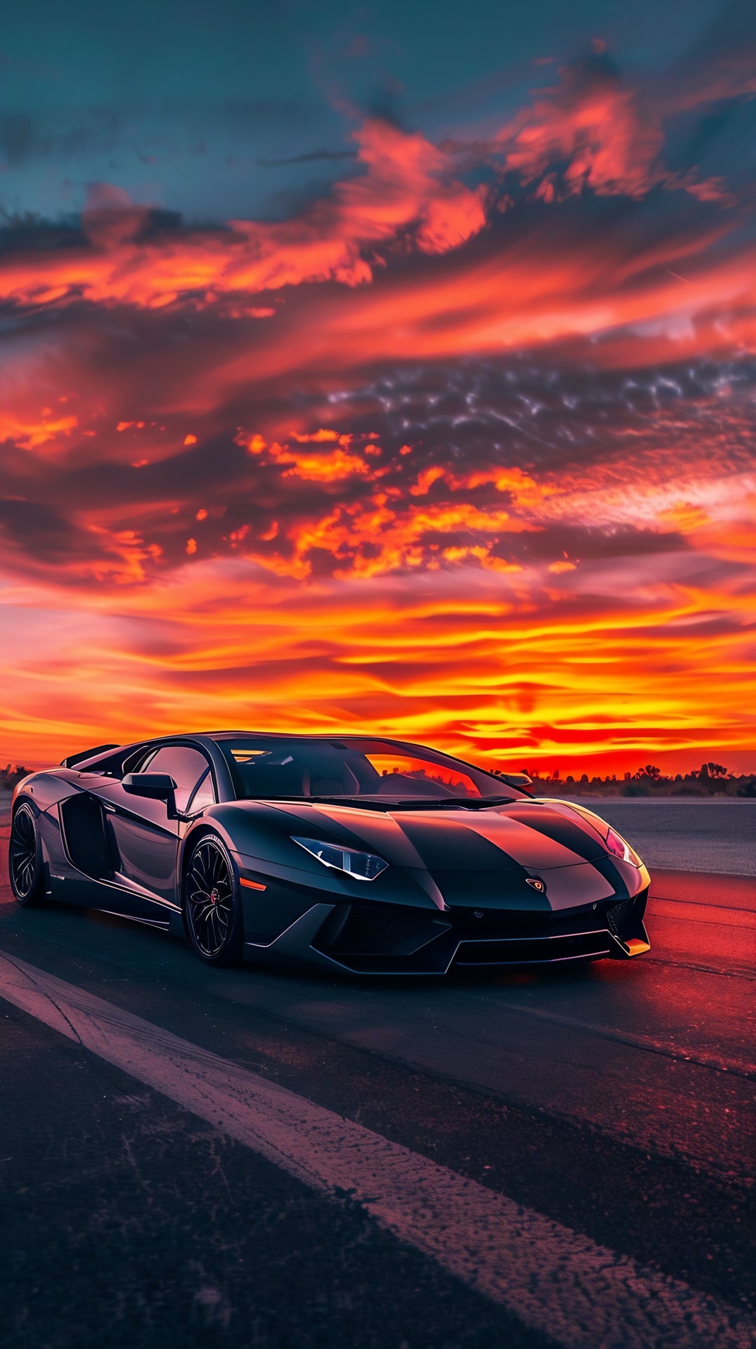 Lamborghini Sunset