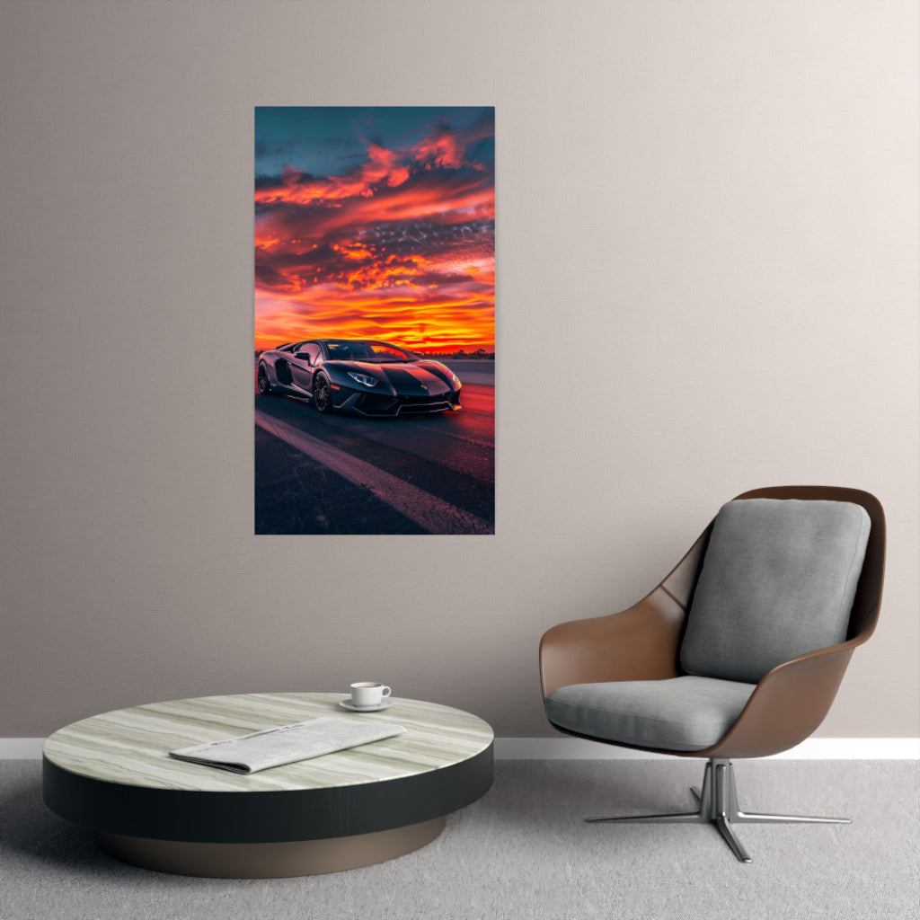 Lamborghini Sunset