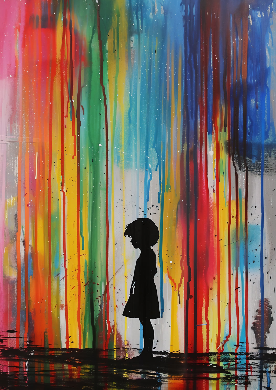 Colorful Drip