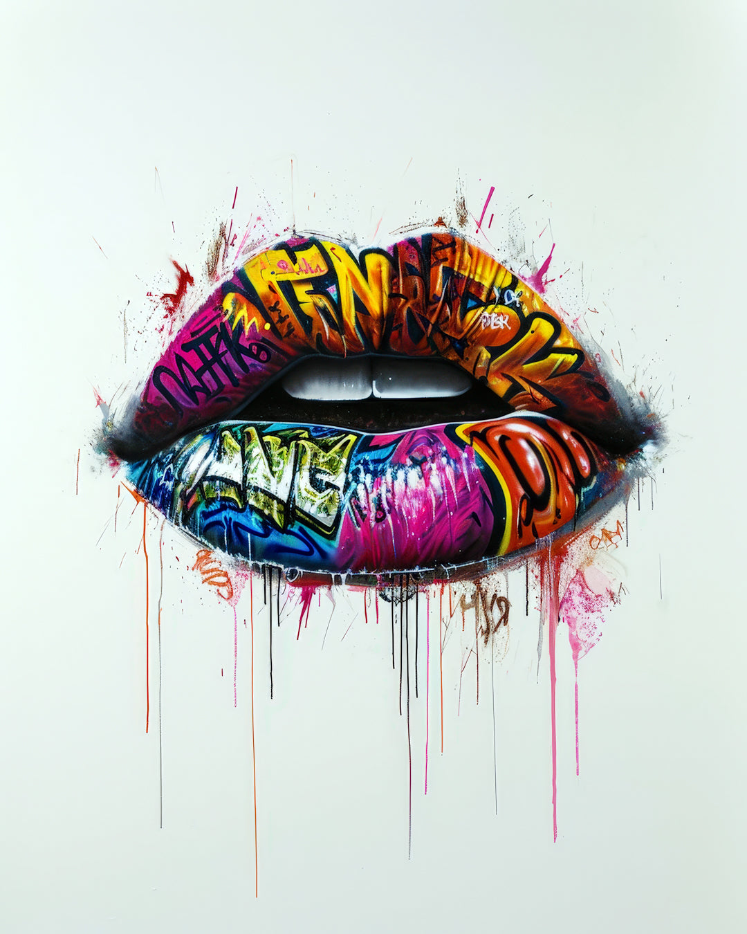 Graffiti Lips