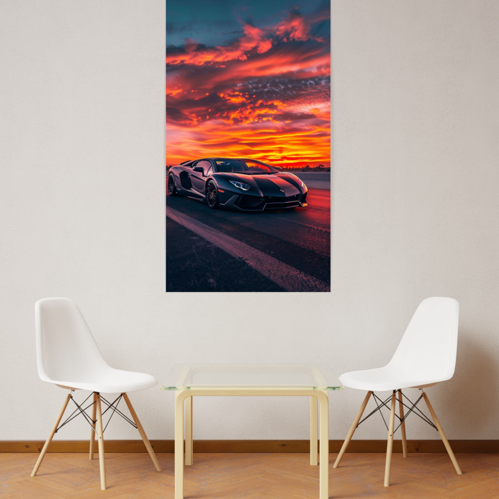 Lamborghini Sunset