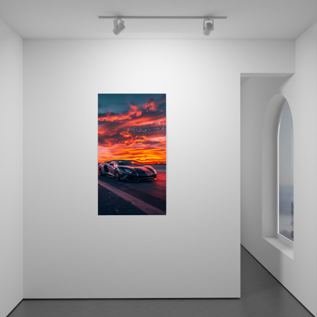 Lamborghini Sunset